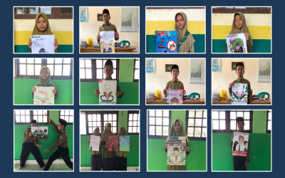MTs Mu’allimin Muhammadiyah Alabio Gelar Seleksi Lomba Poster Anti Korupsi